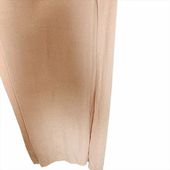 #24 Show Me your Mumu | NWT Pink Nude Metallic Casino Maxi Formal Dress Sz Small - Picture 6 of 10
